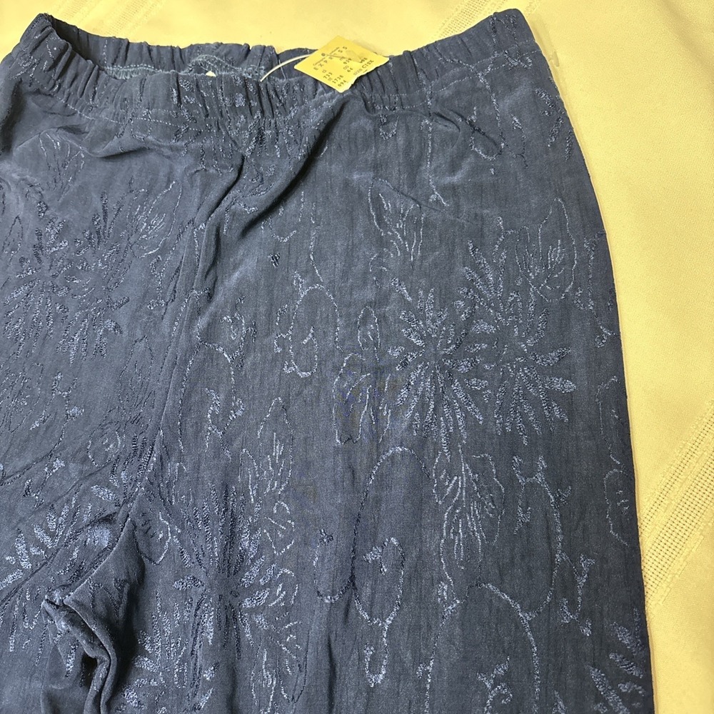NWT Vtg 90s Express Tricot Navy Pants‎ Large